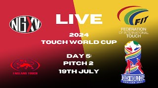 LIVE RUGBY TOUCH WORLD CUP  DAY 5 PITCH 2 [upl. by Carolee]