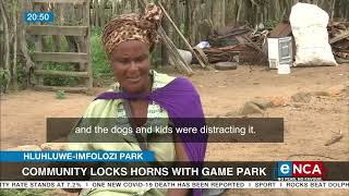 Hluhluwe Imfolozi Park Community locks horns with Game Park [upl. by Tatianas883]