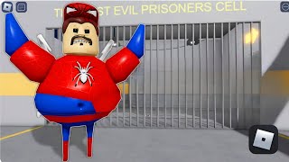 Spider man Barrys Prison Run Obby Roblox Full Gameplay Android [upl. by Nashbar]