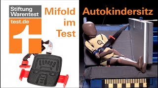 Test Mifold GrabandGo Verletzungsgefahr beim KlappKindersitz booster seat review [upl. by Kalfas]