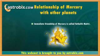 Mercury and Vedic Astrology [upl. by Eelame]