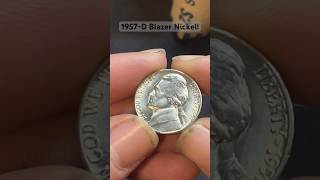 I Found A 1957D Blazer Nickel coins coinrollsearch money coincollecting [upl. by Bourque360]