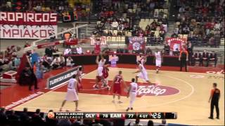 Dunk of the Night Ioannis Bourousis EA7 Emporio Armani Milan [upl. by Raskin]