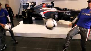 Sauber Formula 1 quotKeepy Uppyquot Challenge [upl. by Ziguard]