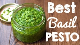 How to Make Basil Pesto  Better than Store bought [upl. by Okajima]