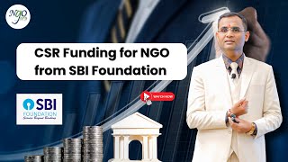 CSR Funding for NGO from SBI Foundation  Apply now CA Rajesh Varma [upl. by Hosea]