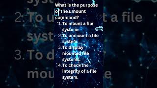 umount command in Linux linuxjobinterview interviewquestions technology linux techinterview [upl. by Eelyac95]