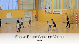 EBC vs Basse Goulaine Vertou [upl. by Alidis494]