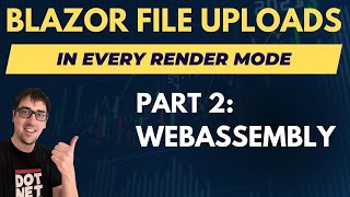 Blazor File Uploads in NET 80 Part 2 WebAssembly [upl. by Yeclehc]