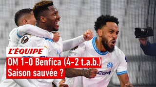 OMBenfica  La saison de lOlympique de Marseille estelle sauvée [upl. by Dyl233]