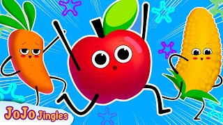 Fruits and Veggies Song  Nursery Rhymes jojojingles [upl. by Aramot]