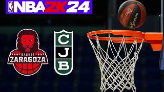 LIGA ENDESA 20232024 Casademont Zaragoza vs Joventut Badalona SIMULACIÓN NBA2K24 4K [upl. by Rehpotsirhc552]