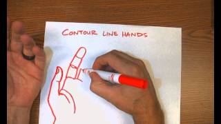 Contour Line Hand Drawings [upl. by Ahsaercal]