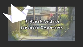 Japanese Update  3 Months  RefoldImmersion Learning [upl. by Navnod]