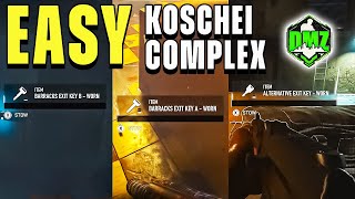 SECRET Koschei Complex Entrance and Keys  EASY DMZ Guide [upl. by Ecraep]