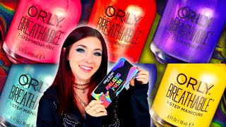 NEW Orly Melting Point Breathable Nail Polish Swatch and Review  KELLI MARISSA [upl. by Sirdi]