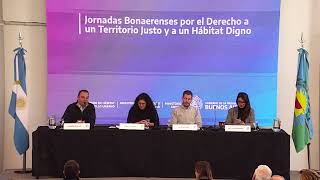 Apertura de la Jornada Bonaerense por el Derecho a un Territorio Justo y a un Hábitat Digno  UNSADA [upl. by Eetnwahs]