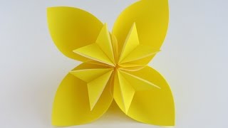 Easy Origami Kusudama Flower [upl. by Namie908]