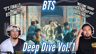 FIRST TIME REACTING TO BTS Deep Dive Vol1 DNA MIC DROP FAKE LOVE amp Black Swan [upl. by Mittel586]