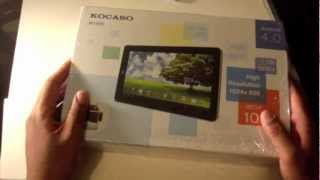 Kocaso M1050 Google Android 40 4GB Unboxing Review [upl. by Winne575]