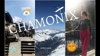 SKIING IN CHAMONIX FIRST TIME SKIERS  APRIL WEATHER [upl. by Cousin]