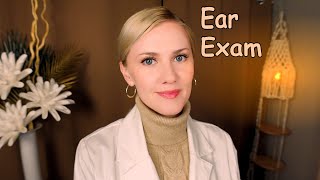 testing and examining your EARS 👂 ASMR WHISPER [upl. by Mylor]