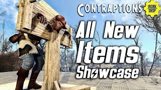 Fallout 4 Contraptions DLC  All New Items Showcase [upl. by Jat]