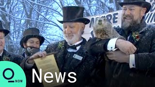 Groundhog Day 2021 Punxsutawney Phil Predicts 6 More Weeks of Winter [upl. by Daisi36]