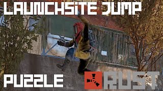 Rust  Launchsite Jump Puzzle and Wall Jumping Technique [upl. by Dronski]