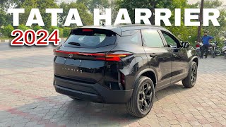 2024 TATA HARRIER DARK EDITION FEARLESS  HARRIER TOP MODEL FEARLESS BLACK NEW MODEL [upl. by Aikahs]