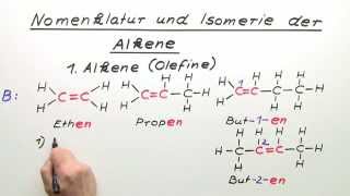 Nomenklatur und Isomerie der Alkene  Chemie  Organische Chemie [upl. by Margarita]