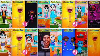 Ultra Masha Vs Montero Song Vs Talking Angela 2 Angela 1  Who is best 🤣Super Mega Battle Part 2 [upl. by Ssidnak414]