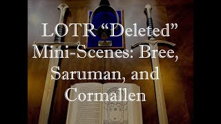 LOTR quotDeletedquot MiniScenes Bree Saruman and Cormallen [upl. by Berthold]