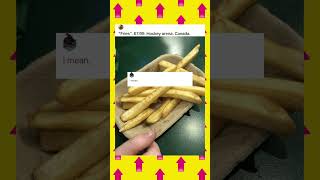 this fry is 1 for a string 🍟💸🍟💸🍟💸 shorts askreddit fries potato [upl. by Dunn]