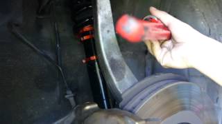 Stuck Coilover and adjustment [upl. by Zobe]