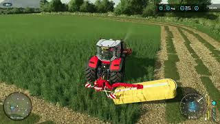 FS22  AGHALEE FARM REVISITED 35  MOWING PART 3 IN THE MF8S [upl. by Georgiana]