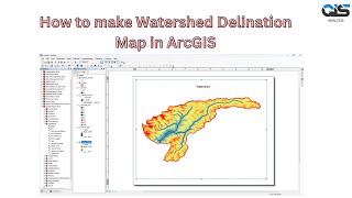 How to make Watershed Delineation Map in ArcGIS  ArcMap  GIS Analysis  Spatial Analysis [upl. by Nah]