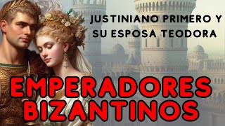 Justiniano I y su esposa Teodora Imperio Bizantino [upl. by Ynnavoig]