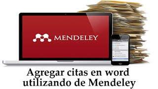 AGREGAR CITAS UTILIZANDO MENDELEY EN WORD MAC [upl. by Admana]