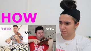 REACTING to Nikocado Avocado Playing The Violin Then vs Now [upl. by Deyas]