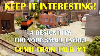 CCMR Train Talk 1 Four Small Layout Features That Work [upl. by Rafiq579]