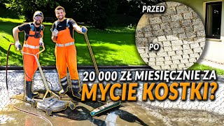 JAK ZAROBIĆ NA MYCIU KOSTKI BRUKOWEJ 20 000 zł miesięcznie  DO ROBOTY [upl. by Ammadas655]