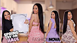 FASHION NOVA TRY ON HAUL SPRING 2020 Edition [upl. by Yasdnyl]