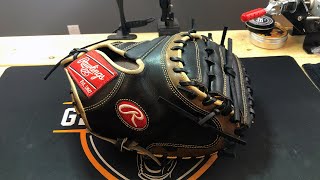 Rawlings Heart of the Hide PROCM33BSL Catchers Mitt Relacing [upl. by Akanke872]