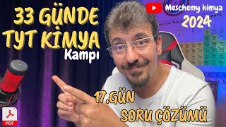 Temel Kimya Kanunları 1 Soru Çözümü  33 Günde TYT Kimya Kampı  10 Sınıf  17gün [upl. by Dorelle137]