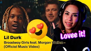 Reaction ▷ Lil Durk Lil Durk  Broadway Girls feat Morgan Wallen  Official Music Video [upl. by Iinde]