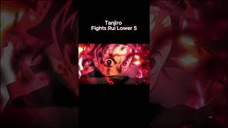 「Tanjiro uses Hinokami Kagura against Rui 🔥🗡️」tanjiro demonslayer anime animeedit shorts [upl. by Geddes]