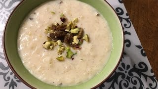 Easy Instant Pot Indian Style Rice Pudding Kheer [upl. by Akirdnahs680]