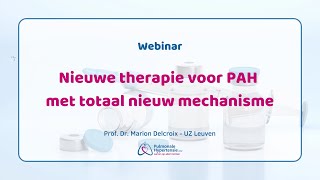 Webinar 01 Nieuwe therapie voor PAH [upl. by Magas]