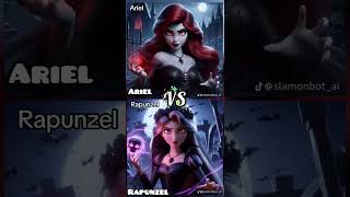 Ariel VS Rapunzel disney princess ariel vs rapunzel shorts viral [upl. by Enitsua277]